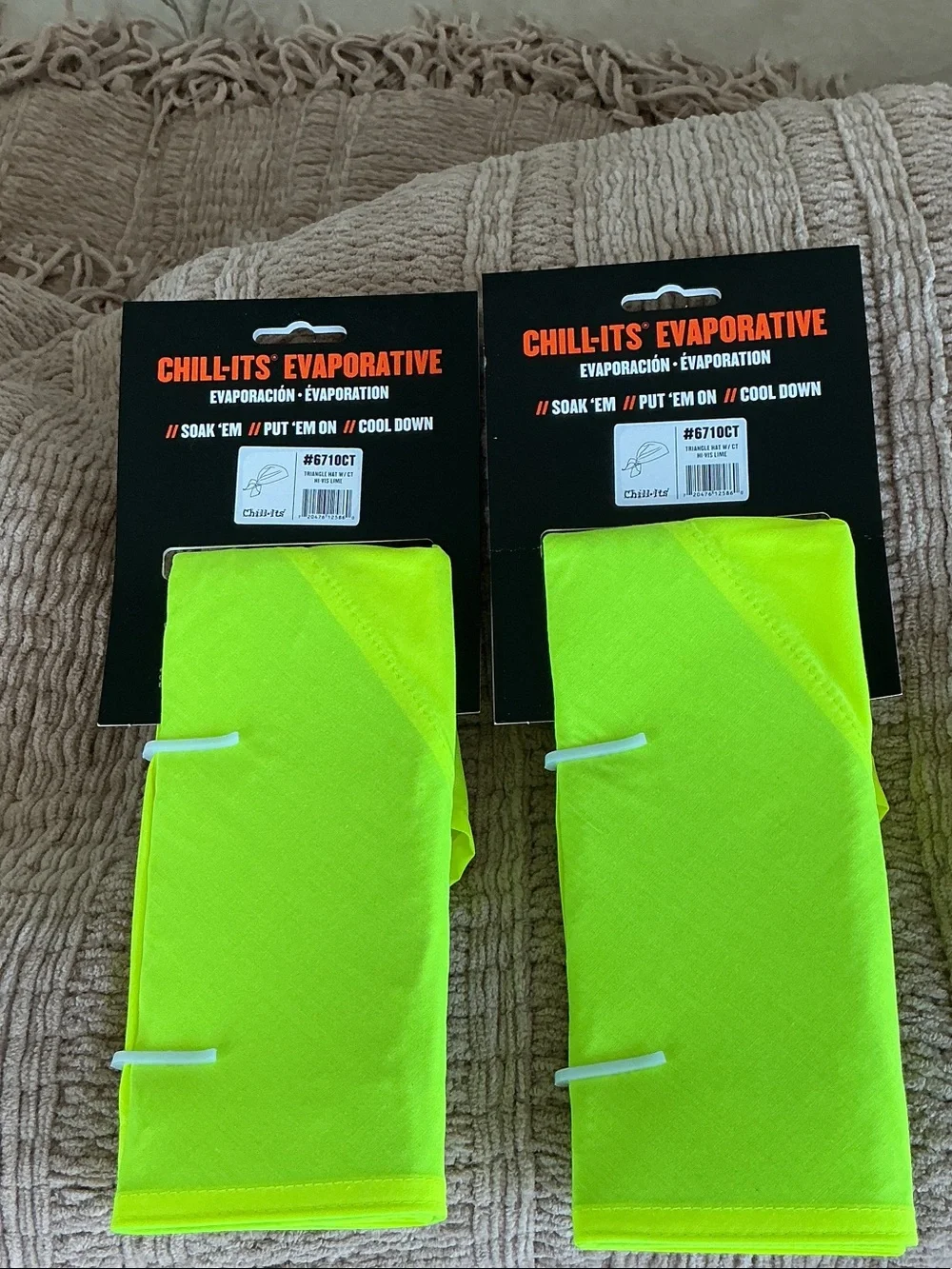 Chill-Its Evaporative Cooling Neck Gaiter - High-Vis Yellow 2x